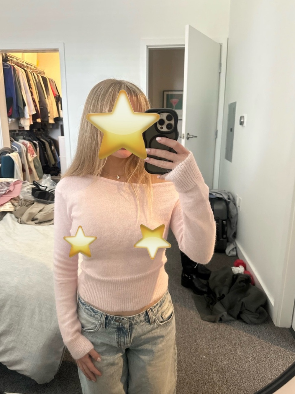 Princess Polly Pink Soft Knit Sweater - Light Pink